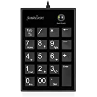 Perixx PERIPAD-202UB- Teclado numérico para portátil - USB - función de tecla de pestaña- tamaño Completo- 19 Teclas…